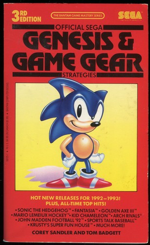 Cover for Official Sega Genesis and Game Gear strategies, 3RD Edition