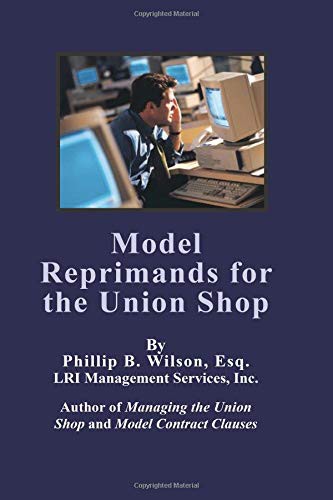 Cover for Model Reprimands for the Union Shop