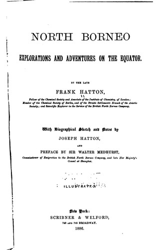 Cover for North Borneo: Explorations and Adventures on the Equator