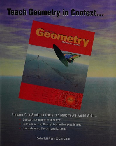 Cover for Geometry Math in Context teacher edition