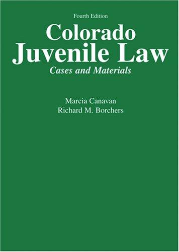 Cover for Colorado juvenile law