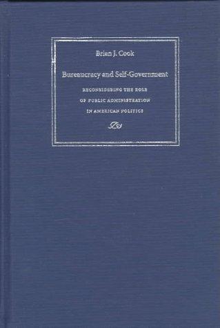 Cover for Bureaucracy and self-government
