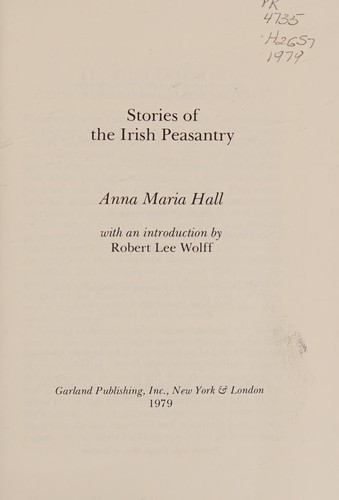 Cover for Stories of the Irish peasantry