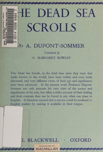 Cover for The Dead Sea Scrolls