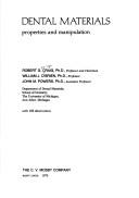 Cover for Dental materials; properties and manipulation