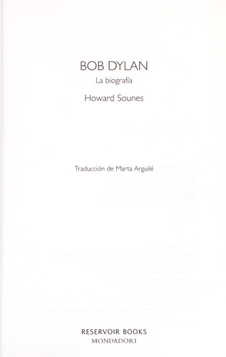 Cover for Bob Dylan