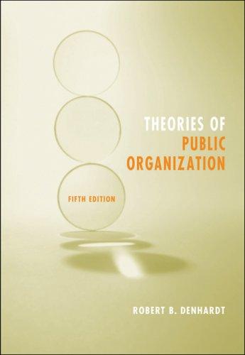 Cover for Theories of Public Organization