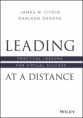 Cover for Leading at a Distance