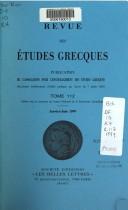 Cover for Etudes de philosophie ancienne