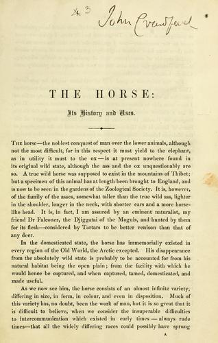 Cover for horse