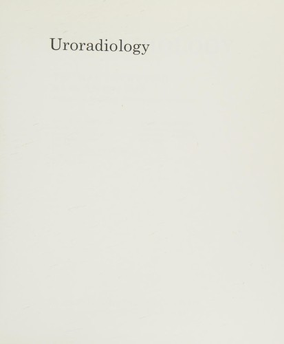 Cover for Uroradiology