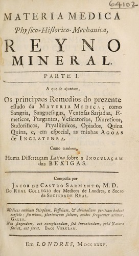 Cover for Materia medica physico-historico-mechanica