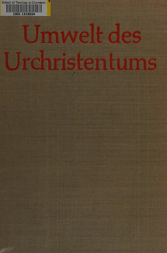 Cover for Umwelt des Urchristentums