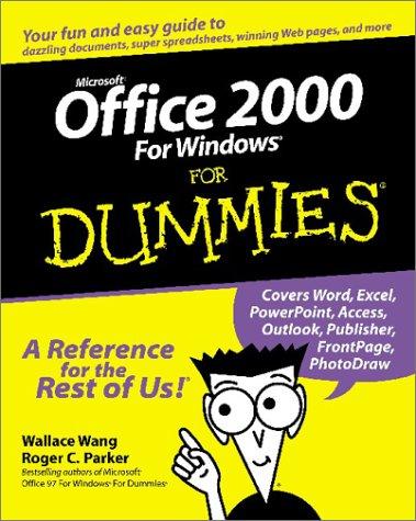Cover for Microsoft Office 2000 for Windows for dummies