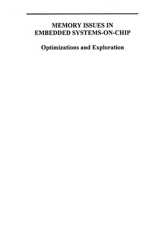 Cover for Memory Issues in Embedded Systems-on-Chip