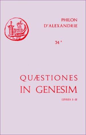 Cover for Quaestiones et solutiones in Genesim