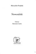 Cover for Nowosielski