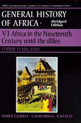Cover for UNESCO General History of Africa, Vol. VI, Abridged Edition
