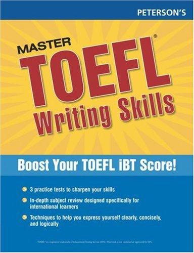 Cover for Master the TOEFL Writing Skills, 1st ed