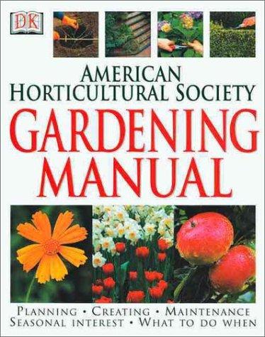 Cover for American Horticultural Society Gardening Manual