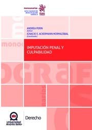 Cover for Imputación penal y culpabilidad