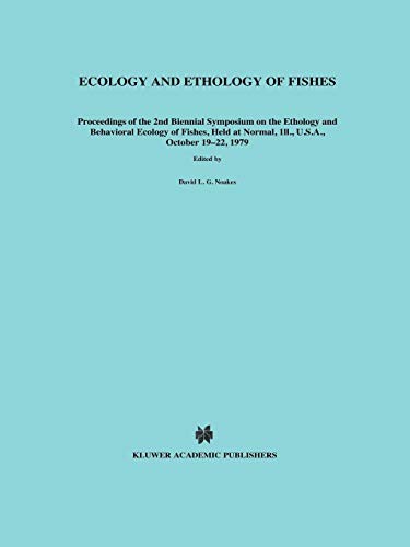 Cover for Ecology and ethology of fishes