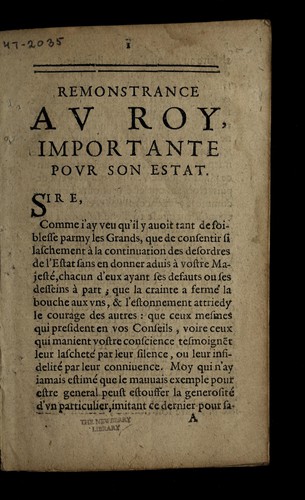 Cover for Remonstrance av Roy