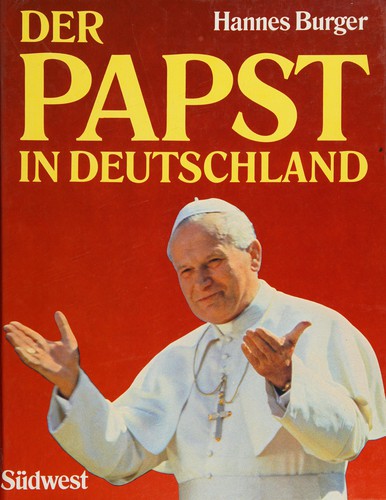 Cover for Der Papst in Deutschland