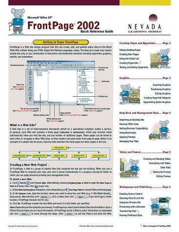 Cover for FrontPage 2002