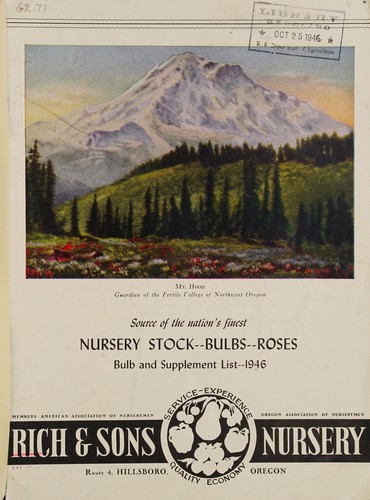 Cover for Nursery stock, bulbs, roses