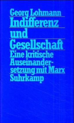 Cover for Indifferenz und Gesellschaft