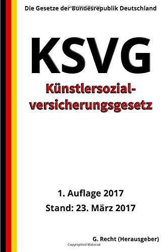 Cover for Künstlersozialversicherungsgesetz - KSVG, 1. Auflage 2017