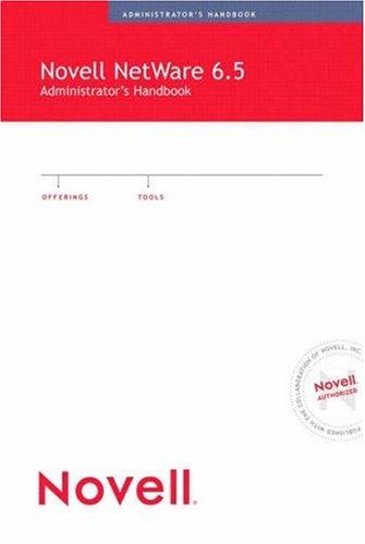 Cover for Novell NetWare 6.5 Administrator's Handbook