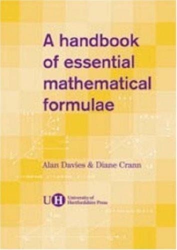 Cover for A Handbook of Essential Mathematical Formulae
