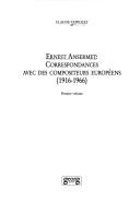 Cover for Ernest Ansermet