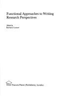 Cover for Functional approaches to writing