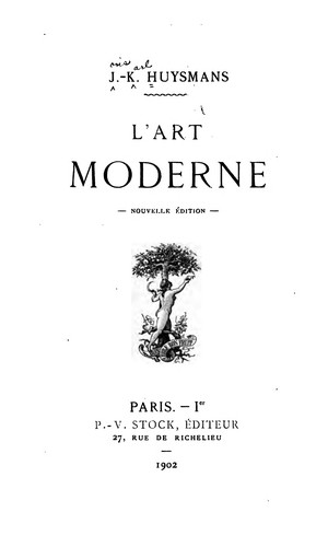 Cover for L' Art moderne