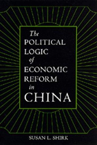 Cover for The political logic of economic reform in China