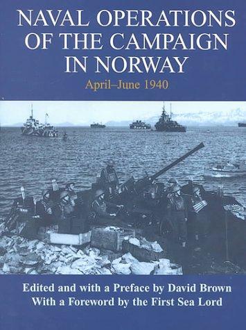 Cover for Naval operations of the campaign in Norway, April-June 1940
