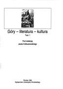 Cover for Góry--literatura--kultura