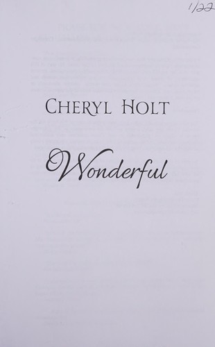 Cover for Wonderful