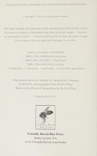 Cover for The song of increase