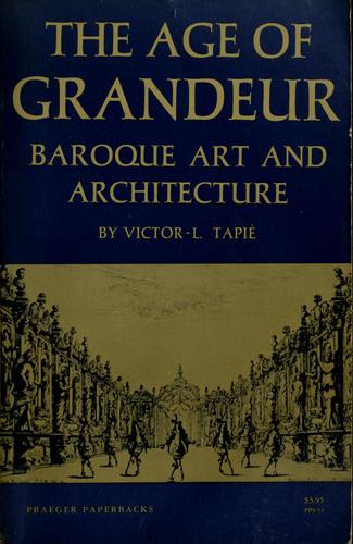Cover for The age of grandeur