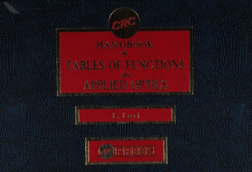 Cover for Handbook of tables of functions for applied optics