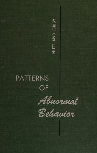 Cover for Patterns of Abnormal Behavior
