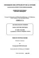 Cover for Mythologie du féminin dans l'œuvre poétique d'Aimé Césaire