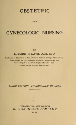Cover for Obstetric and gynecologic nursing