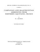 Cover for Campanian and Maastrichtian ammonites from northern Aquitaine, France