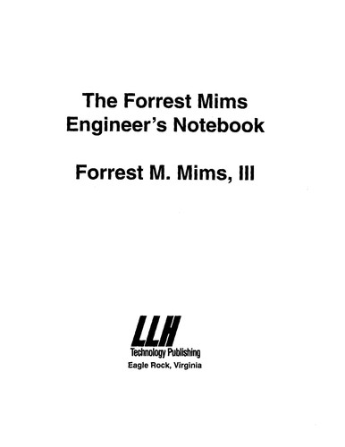 Cover for The Forrest Mims engineer's notebook