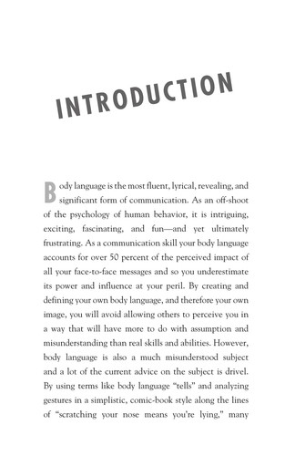Cover for Body language rules